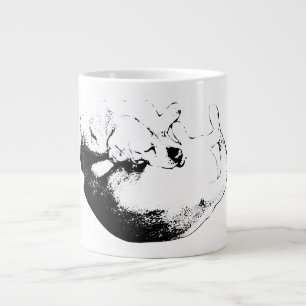 Caneca De Café Grande Instinto em Tinta