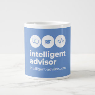 Caneca De Café Grande Intelligent-Advisor.com Mug 2021 - Escuro Extra Gr