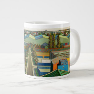 Caneca De Café Grande inverno do Thames Gateway