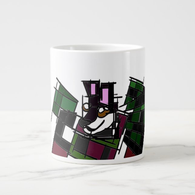 Caneca De Café Grande inverno rouco (Frente)