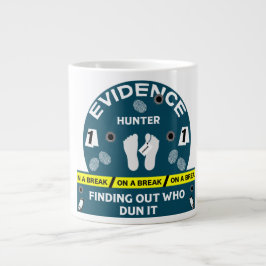 Caneca De Café Grande Investigador de criminalística científica forense