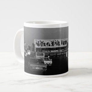 Caneca De Café Grande Iraque Antigo Bagdá praça tahrir 1970 Porta-copos