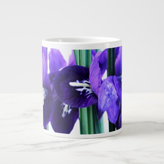 Caneca De Café Grande Iris Reticulata Jumbo Mug (Frente)