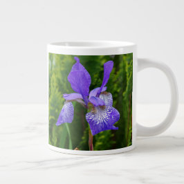 Caneca De Café Grande Iris sibirica fotografia floral