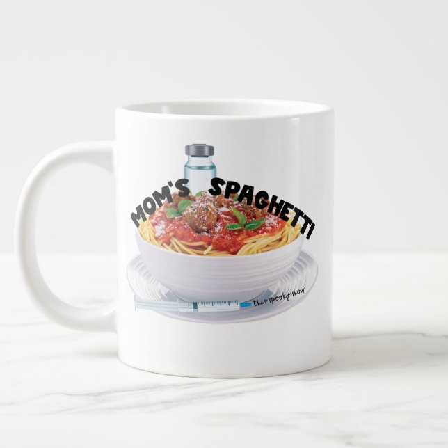 Caneca De Café Grande Irmã Spaghetti (Esquerda)