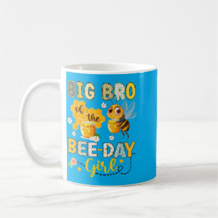 Caneca De Café Grande Irmão Da Garota Do Bee-Day Piada De Anivers