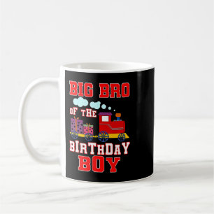 Caneca De Café Grande Irmão Da Locomotiva De Aniversário Do Combo