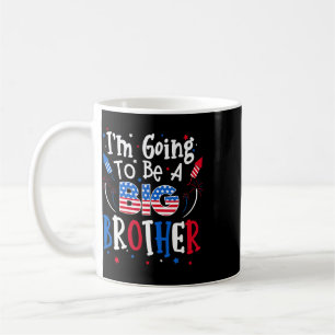 Caneca De Café Grande Irmão Fofo Anúncio de Gravidez de 4 de Julh