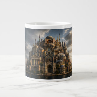 Caneca De Café Grande Istambul Através dos Tempos | Paisagem Urbana Lend