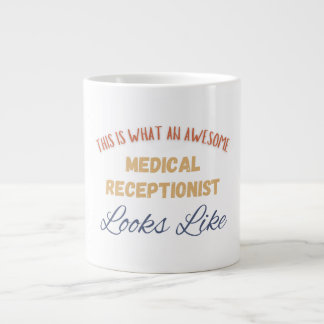 Caneca De Café Grande Isto É Como É Uma Excelente Recepcionista Médica