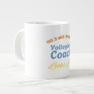 Caneca De Café Grande Isto é o que é um Treinador de Volei Incrível