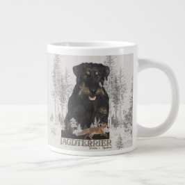 Caneca De Café Grande Jagdterrier Dakota v. Renbrad Faux Canvas Print Ac