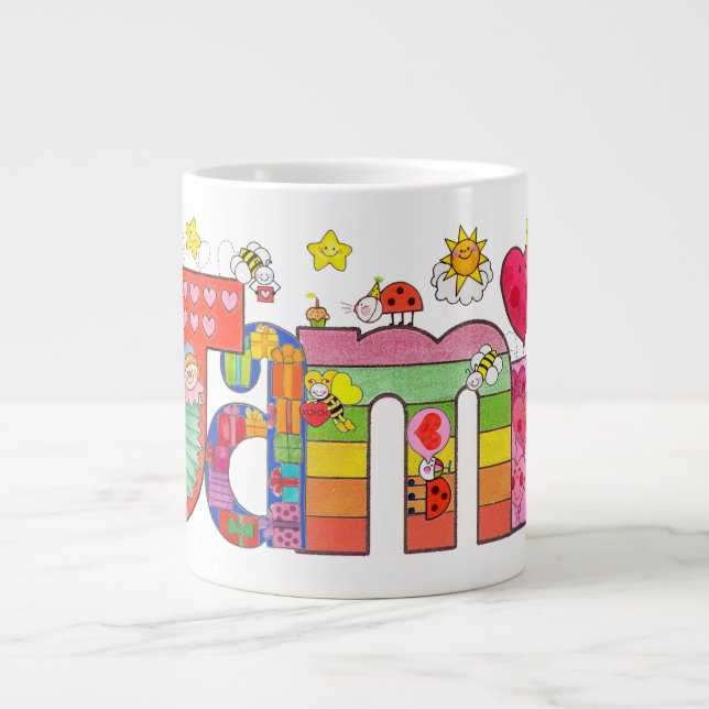 Caneca De Café Grande Jaime Jumbo Mug (Frente)