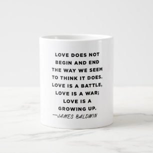 Caneca De Café Grande James Baldwin Citação