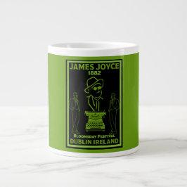 Caneca De Café Grande James Joyce Dublin Irlanda