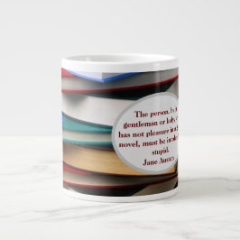 Caneca De Café Grande Jane Austen pleasure of novel