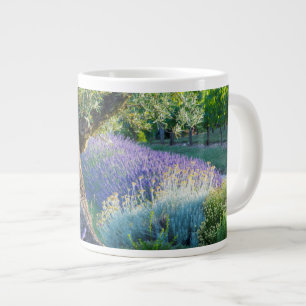 Caneca De Café Grande Jardim cênico com flores, França