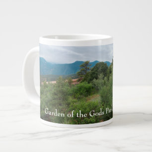 Caneca De Café Grande Jardim das Montanhas e Colinas de Deuses