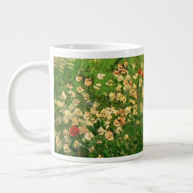 Caneca De Café Grande Jardim de Daubigny por Vincent van Gogh, Le Jardin (Esquerda)