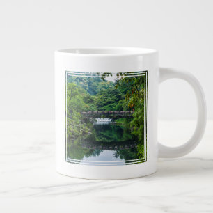 Caneca De Café Grande Jardim e Ponte Coreanos