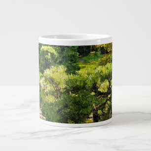 Caneca De Café Grande Jardim Japonês - Estética Tradicional