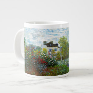 Caneca De Café Grande Jardim Romântico de Monet de Casamento da primaver