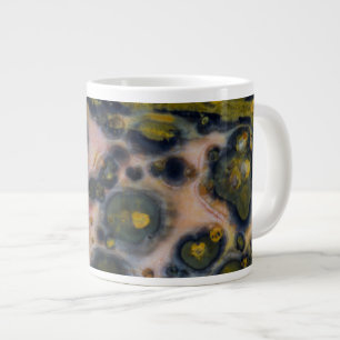 Caneca De Café Grande Jasper oceânico amarelo