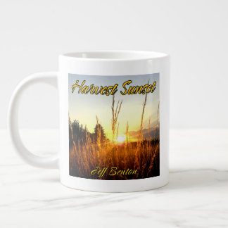 Caneca De Café Grande Jeff Benton Harvest Sunset Fan Mug