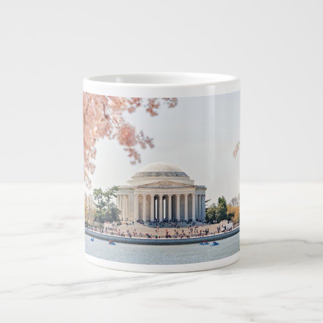 Caneca De Café Grande Jefferson Memorial (Frente)