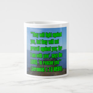 Caneca De Café Grande Jeremias 1:19 WEBU Mug