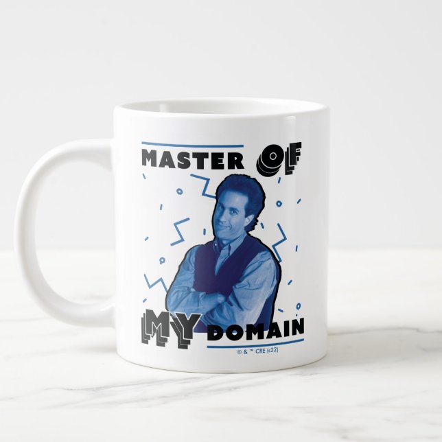 Caneca De Café Grande Jerry Seinfeld | Master of My Domain (Esquerda)