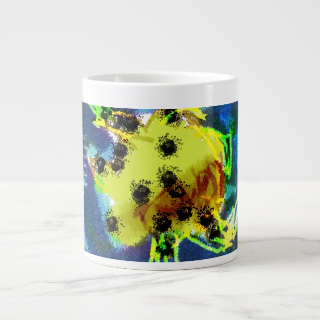Caneca De Café Grande Jesus ama (Frente)