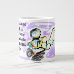 Caneca De Café Grande Jesus aqui