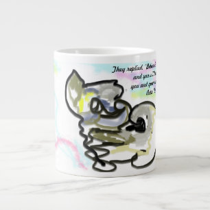 Caneca De Café Grande Jesus creia