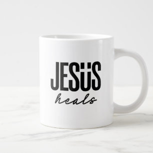Caneca De Café Grande Jesus cura