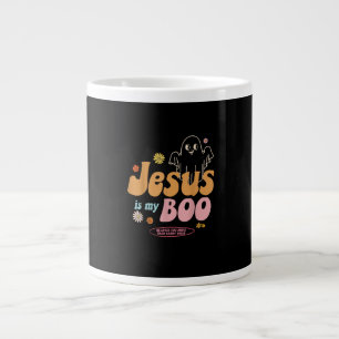 Caneca De Café Grande Jesus É Meu Boo Ele Te Ama Mais Fé Divertida St