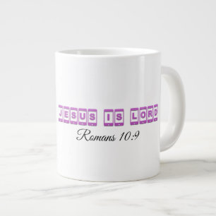 Caneca De Café Grande Jesus é o Senhor - Jumbo Mug