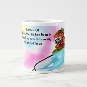 Caneca De Café Grande Jesus está aqui