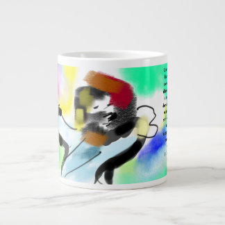 Caneca De Café Grande jesus love 