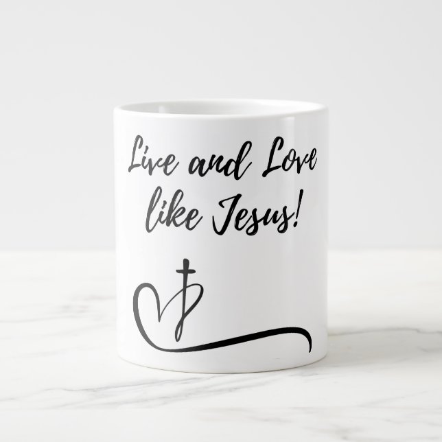 Caneca De Café Grande Jesus Mug (Frente)