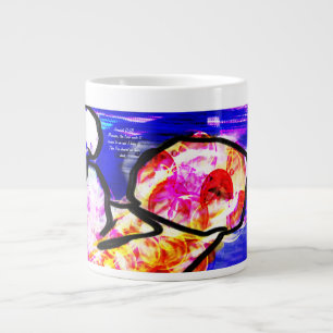 Caneca De Café Grande Jesus planeje alegria