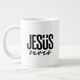 CANECA DE CAFÉ GRANDE JESUS SALVA