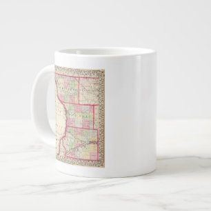 Caneca De Café Grande Jo Daviess, Carroll, condados Whiteside