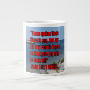 Caneca De Café Grande João 15:11 WEBU Mug