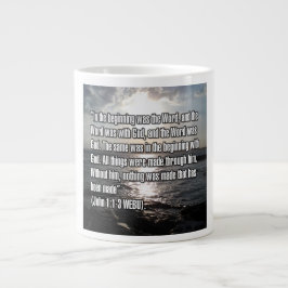 Caneca De Café Grande João 1:1-3 WEBU Mug