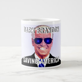 Caneca De Café Grande Joe Biden como Dark Brandon Giant Coffee Mug