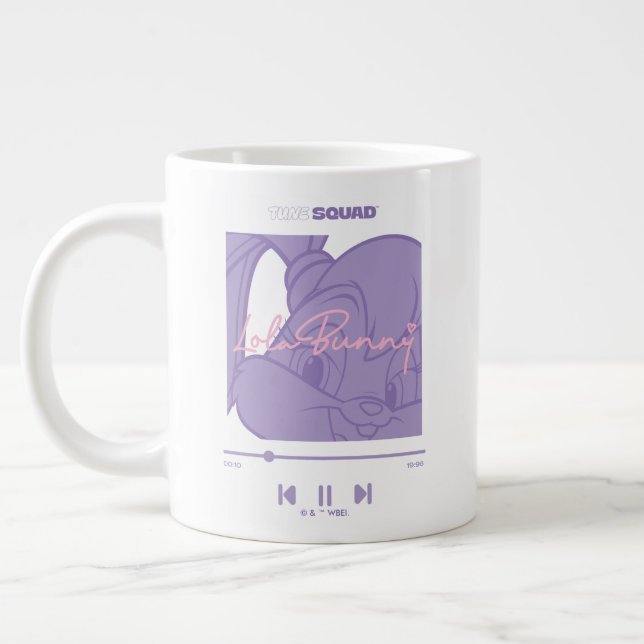 Caneca De Café Grande Jogador de Música da Lola (Esquerda)