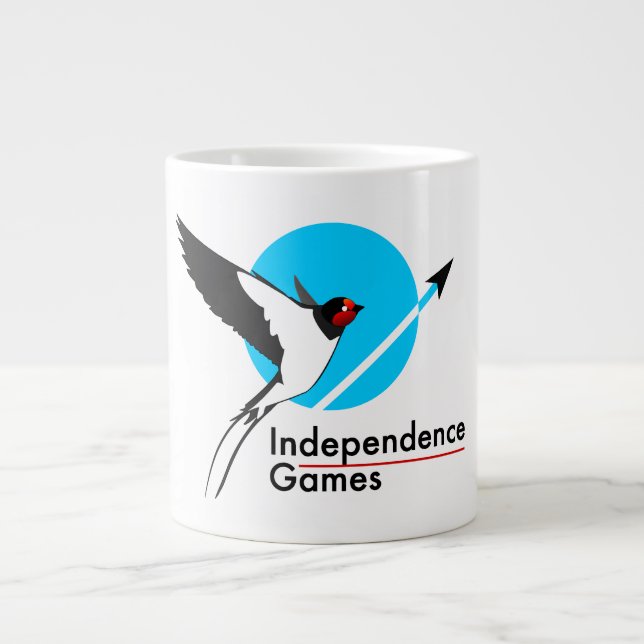 Caneca De Café Grande Jogos de Independência (Frente)