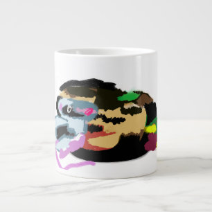 Caneca De Café Grande Joia de outono de abóbora do rato