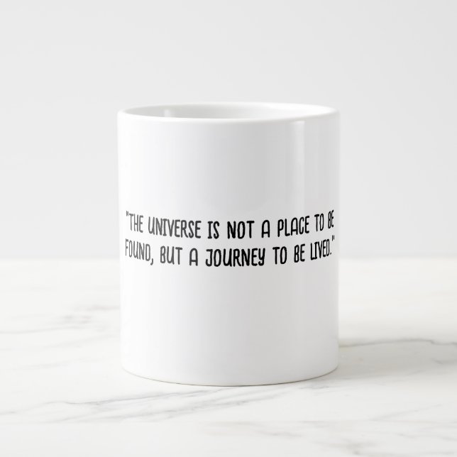 Caneca De Café Grande Journey Through the Universe Specialty Mug (Frente)